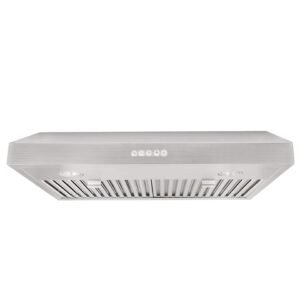 CHIZURU EC-1180 Stainless Steel Material Under Cabinet Range Hood 30"