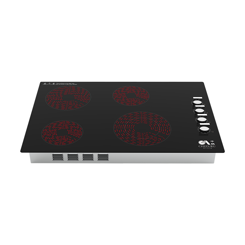 CHIZURU EC-2211GR4 Professional 4-Burner Electric Cooktop 30"