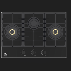CHIZURU EC-2210GF3 PROFESSIONAL 3-BURNER GAS COOKTOP 30"